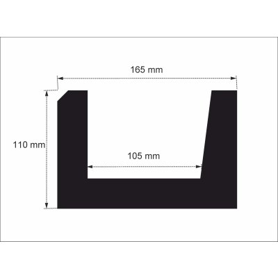 Moderne Led Stuckleiste - 1,2 Meter OL-31